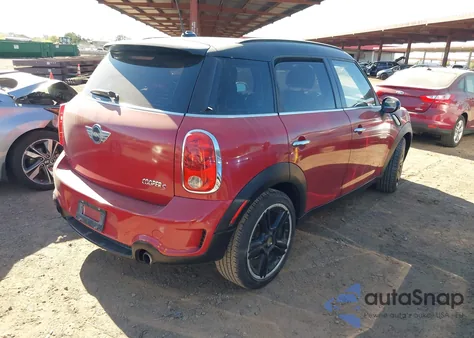 2013 Mini Countryman Cooper S z USA, uszkodzony, nr VIN WMWZC3C57DWP22847